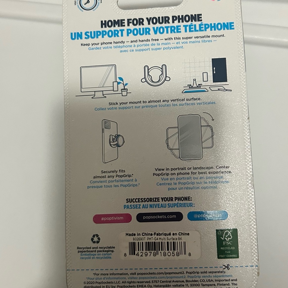 Pop socket mount - Picture 2 of 2